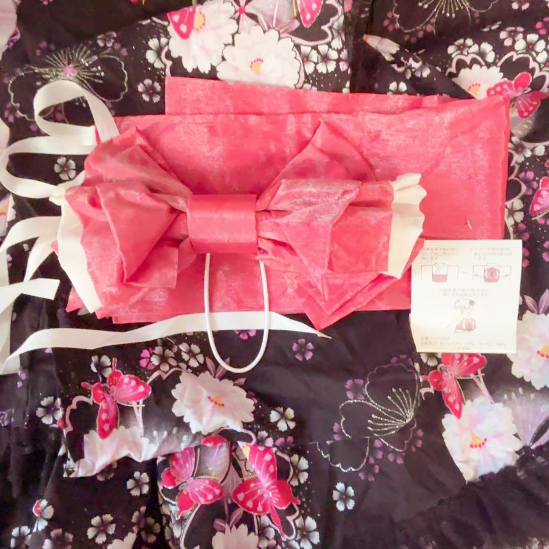 浴衣ドレス 大人 姫ギャル リボン帯セット
