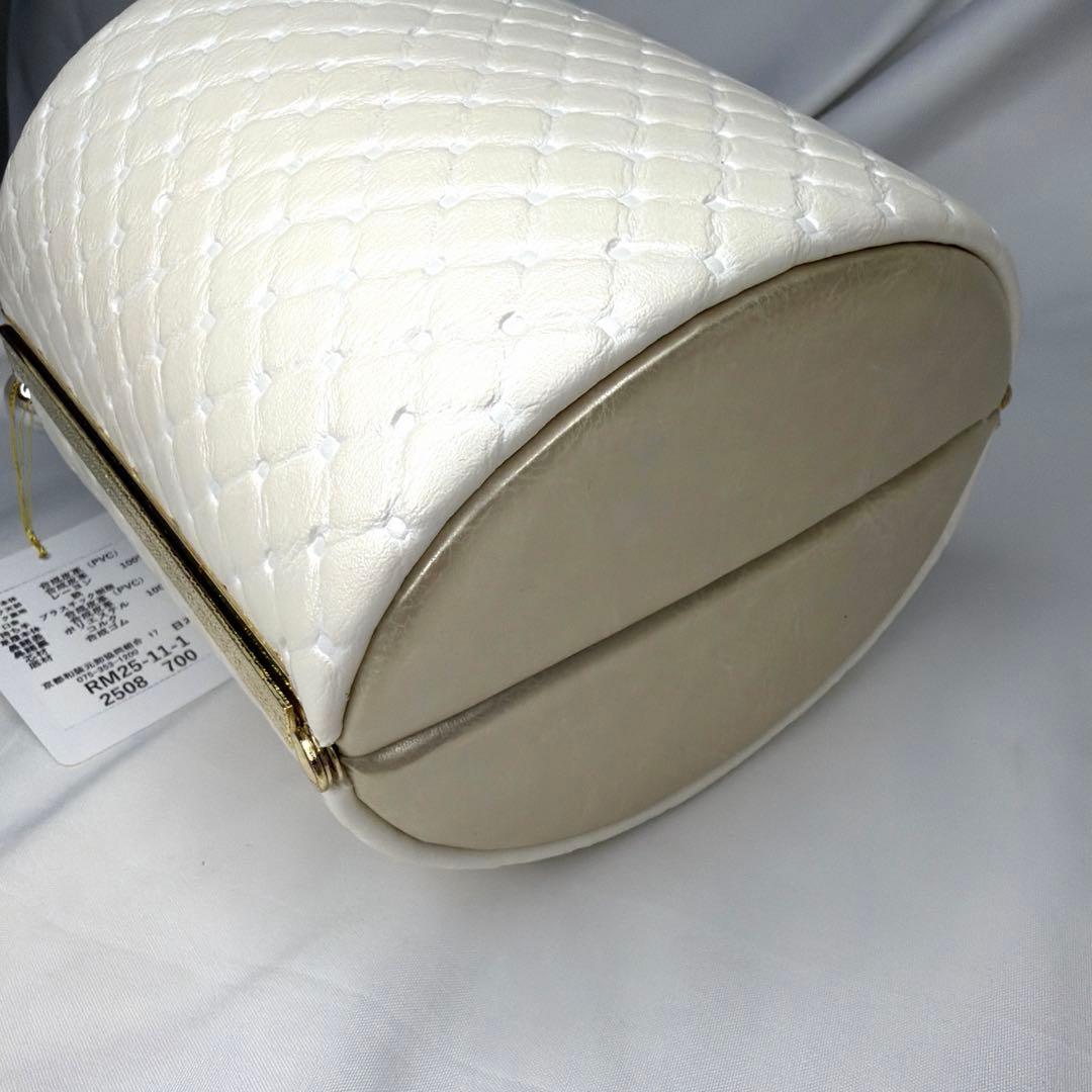 新品　2026年最新モデル　草履　バッグ　セット　振袖用　白　日本製　フリー