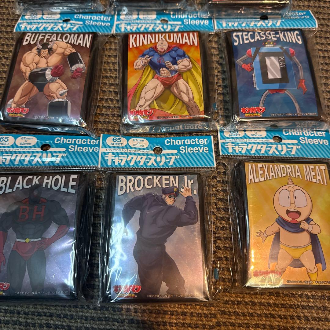キャラクタースリーブ　キン肉マン　完璧超人/始祖編　 新品未開封12個セット