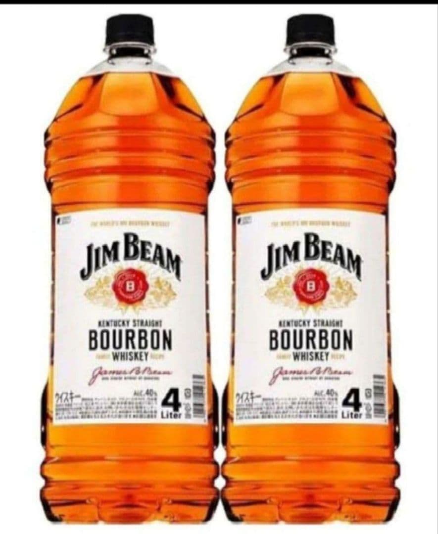 ⭐️最終値下げ【新品未開封 】ジムビーム ウィスキー 4L 24時間以内発送
