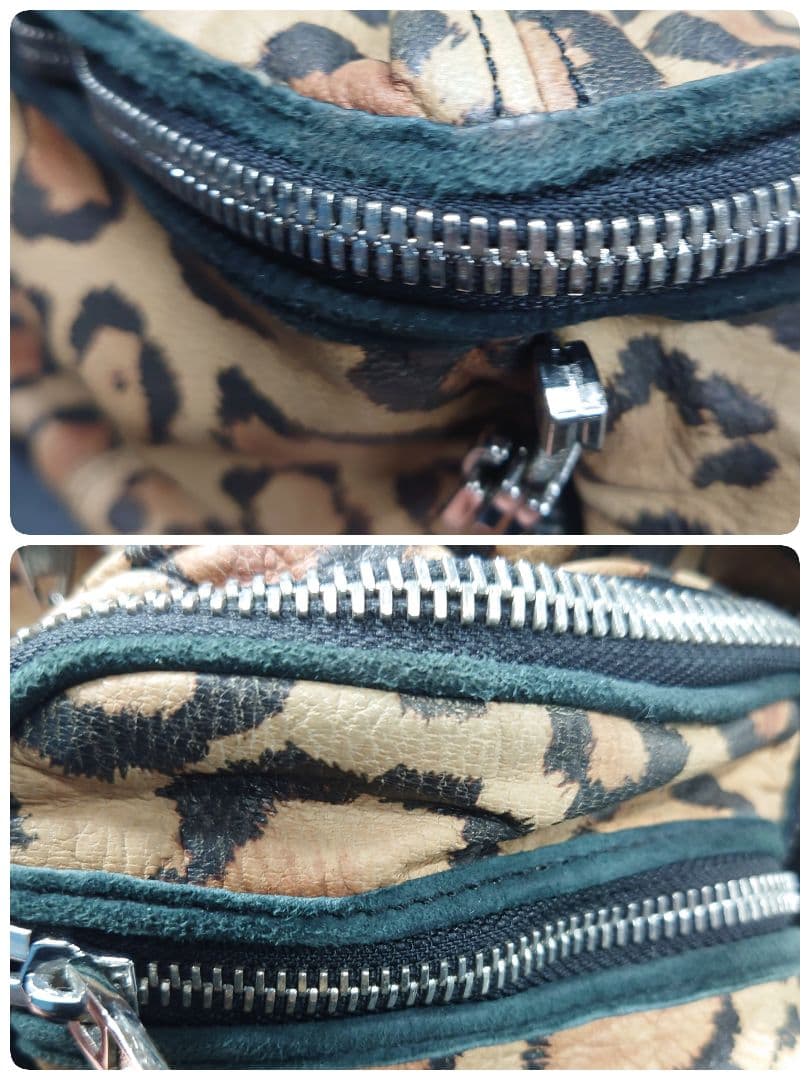 アレキサンダーワン　バッグ　レオパード　レザー　ショルダー　バッグ　ヒョウ柄