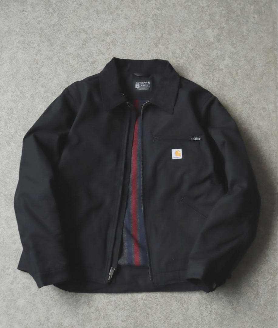 カーハート DETROIT JACKETデトロイトジャケット　ブラック　Sサイズ