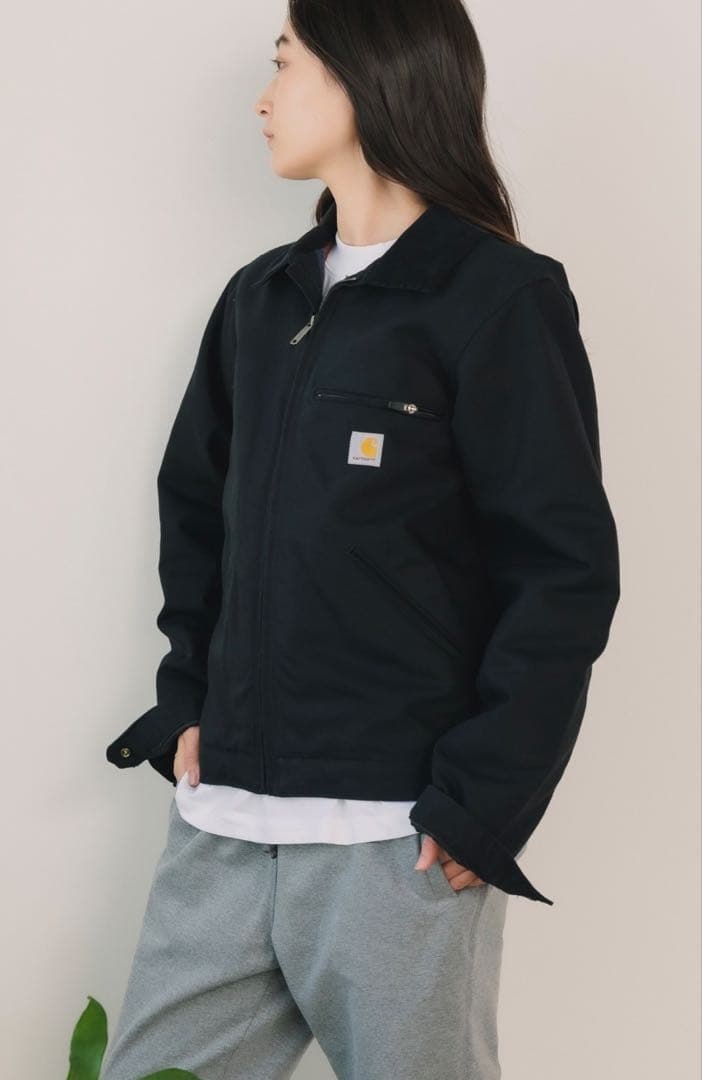 カーハート DETROIT JACKETデトロイトジャケット　ブラック　Sサイズ