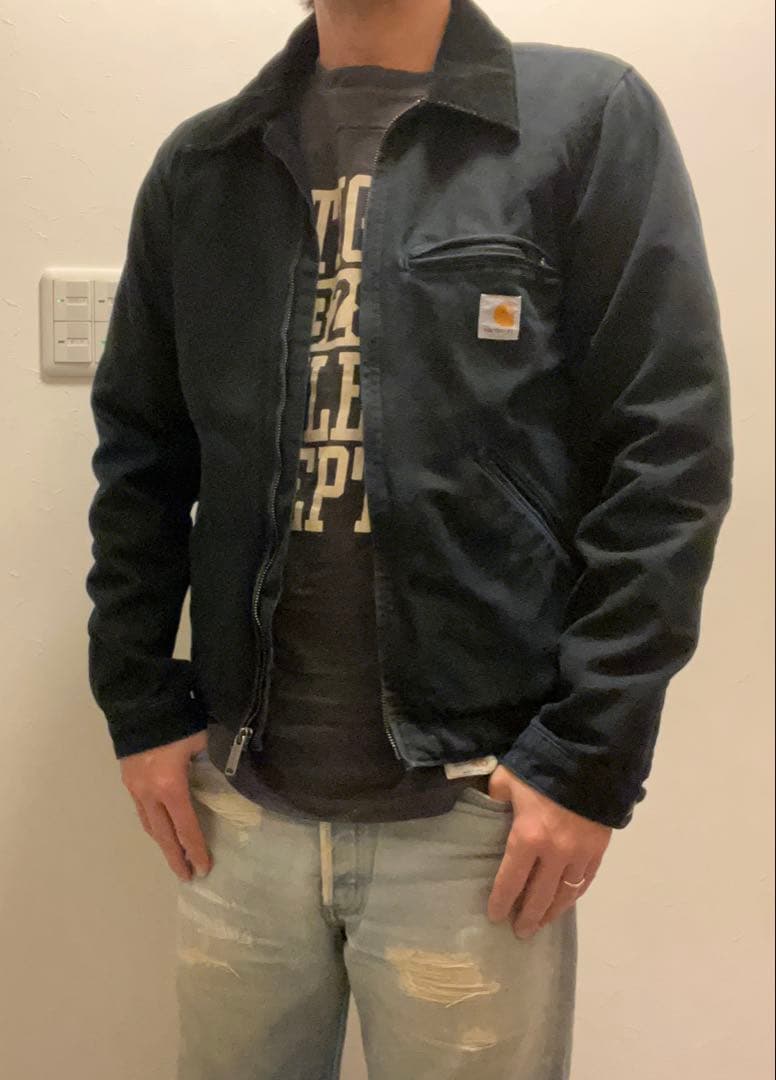 カーハート DETROIT JACKETデトロイトジャケット　ブラック　Sサイズ