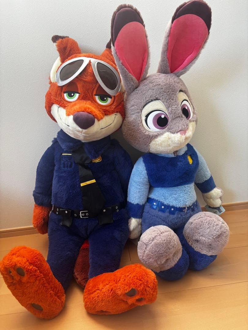 上海ディズニー　ズートピア　ぬいぐるみ