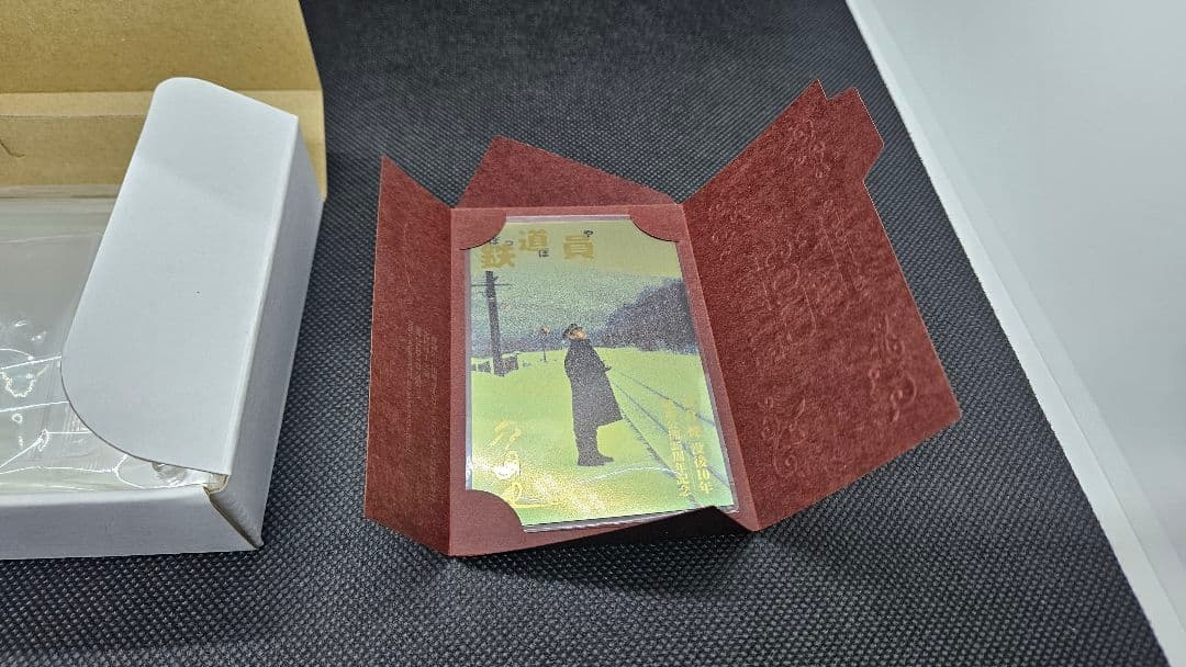 高倉健　純金カード　鉄道員 Ken Takakura サイン入りアクリルスタンド