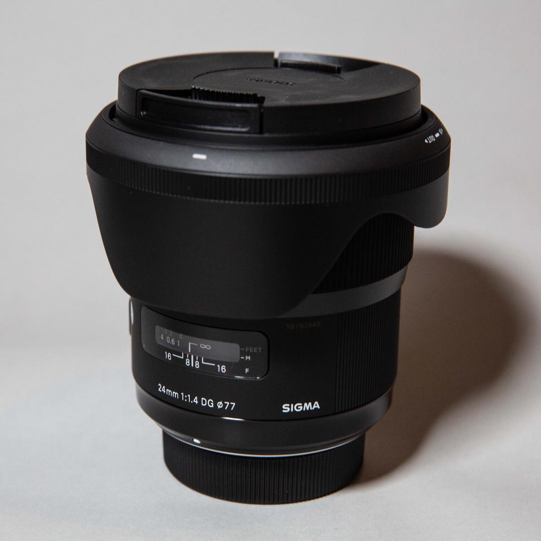 【新品】Sigma 24mm F1.4 DG HSM Art ニコンF 箱保証書