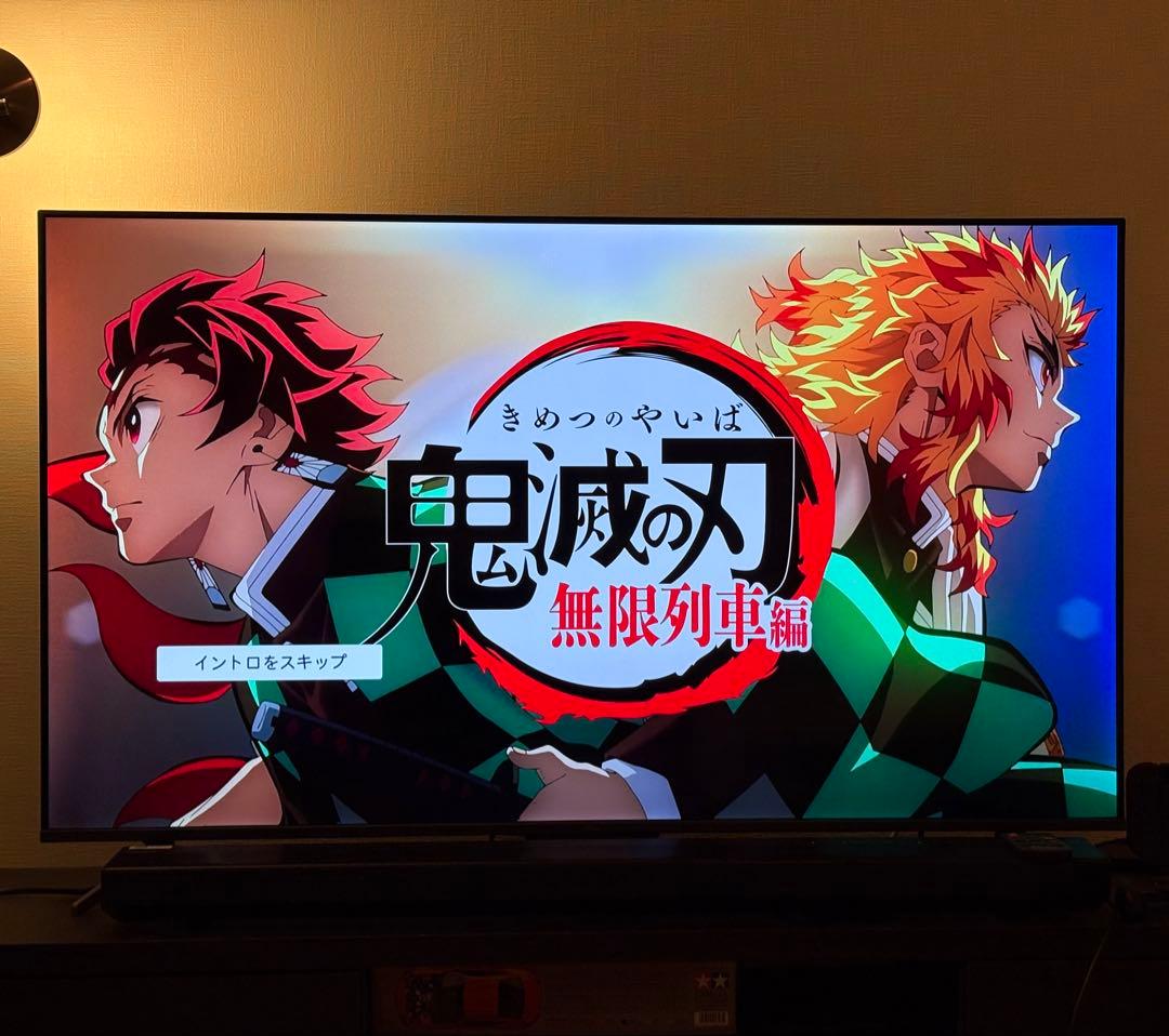 コスパ最強　TCL 50C645 50型テレビ　スマートテレビ　ほぼ新品　4K