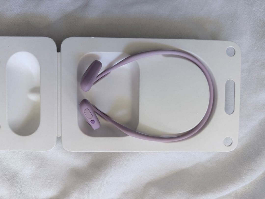 骨伝導イヤホン パープル