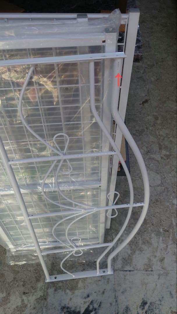 パイプシングルベッドフレーム　WH色