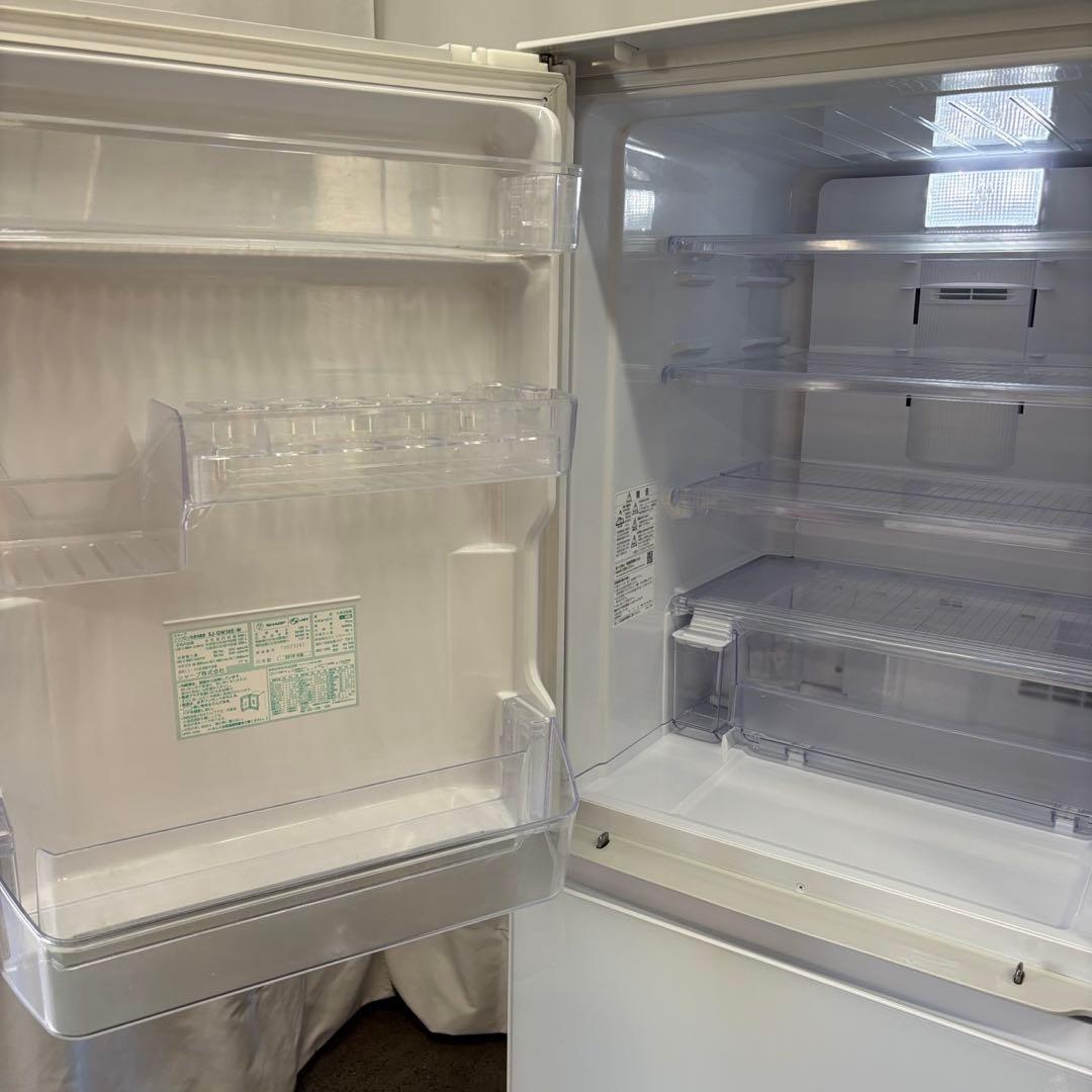 ★31　冷蔵庫　SHARP　大型　300-400ℓ　両開き　安い　設置無料　綺麗