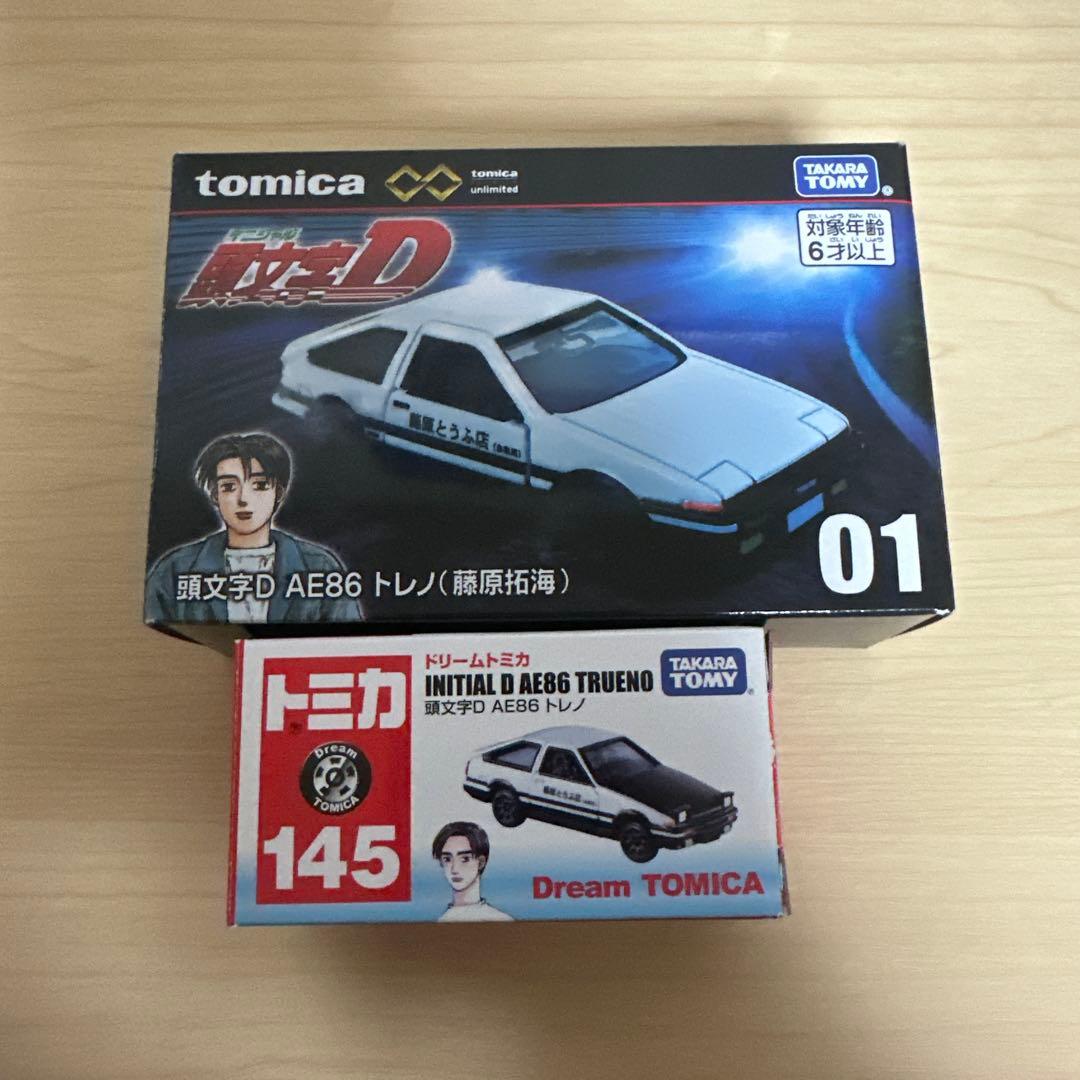 頭文字D ホットウィール トヨタ AE86 スプリンタートレノ　オマケ付
