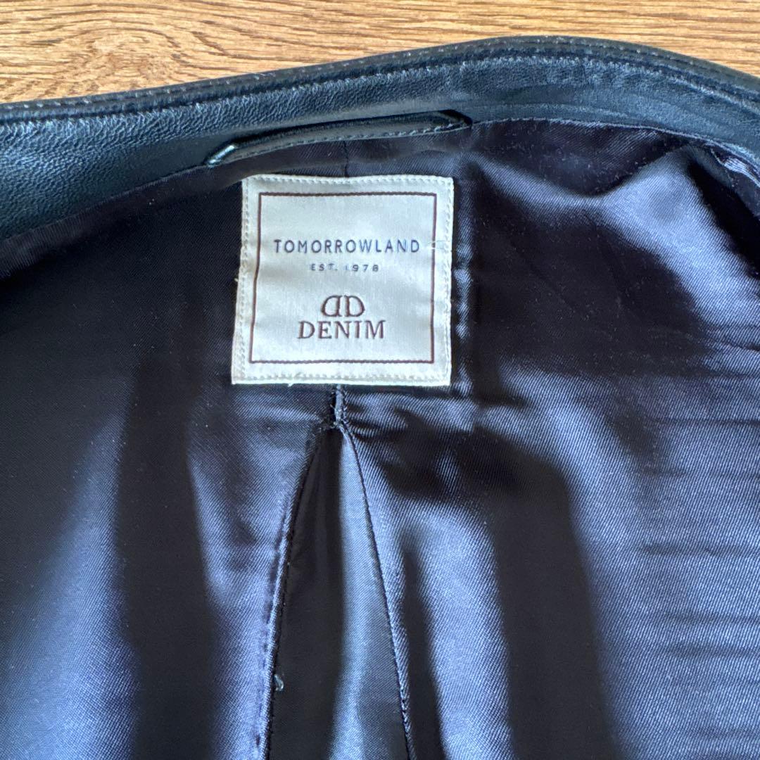 め*✨様 ブラックレザー シングルライダースジャケット