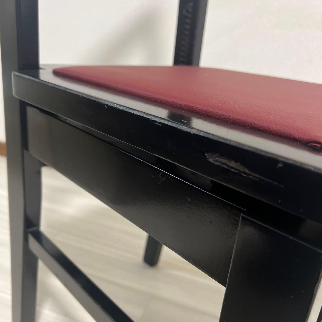 【中古リニューアル】背付ピアノ椅子(全国送料込み)トムソン椅子