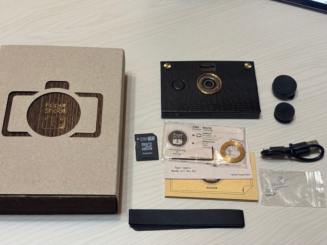 paper shoot カメラセット ink black 18MP
