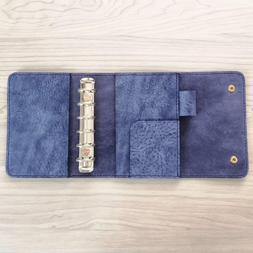 ミニ6 システム手帳 ダークグレー