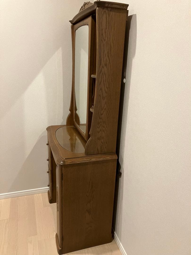 鏡台　ドレッサーランプ付き