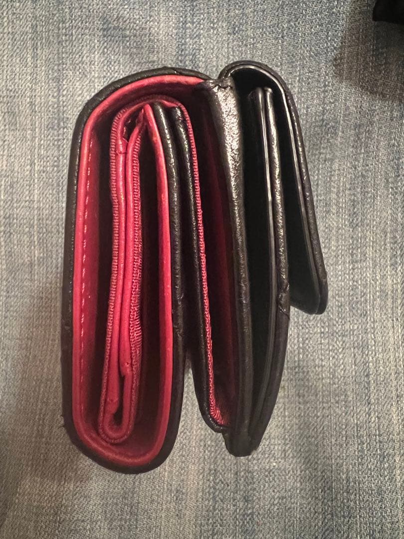 CHANEL マトラッセ スモールフラップウォレット 三つ折り CC ラムスキン