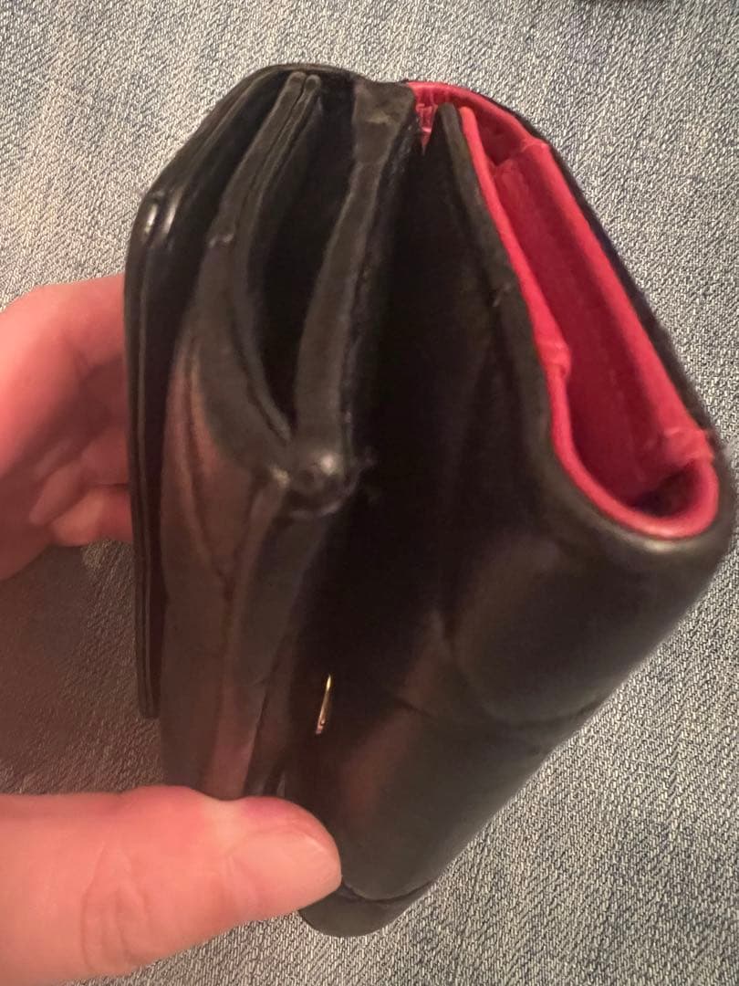 CHANEL マトラッセ スモールフラップウォレット 三つ折り CC ラムスキン