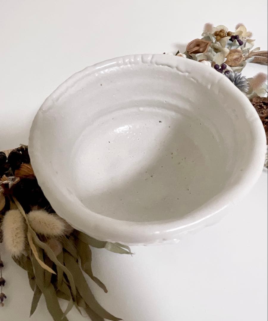 萩焼　山根清玩　鬼萩　足割り高台　新品　光彩庵　抹茶碗　陶器