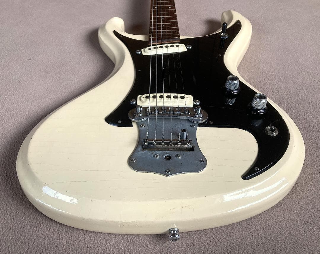 ギター GUYATONE LG150T MOSRITE STYLE WHITE 60s