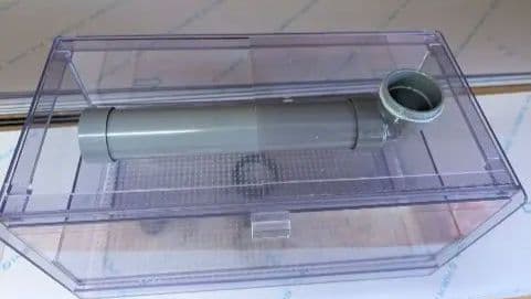 オーバフロー用　ウールボックス　引き出しシャワーパイプ付き