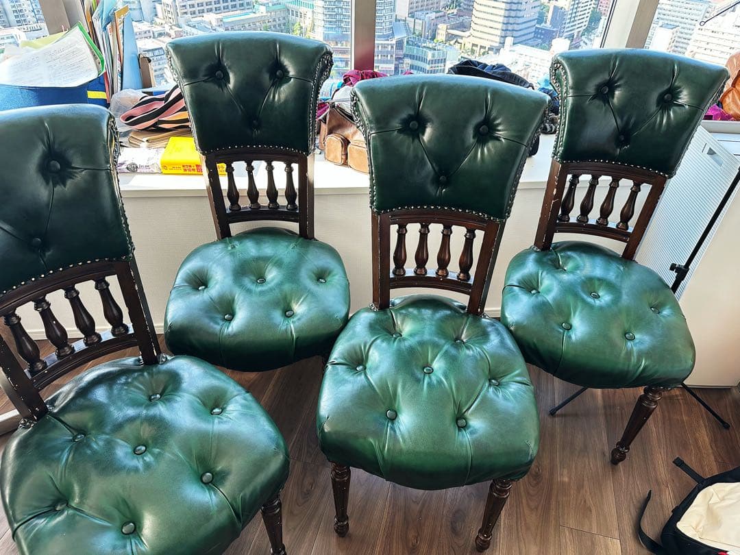 和光、他人不可。【引取り希望】VINCENT チェア　4脚セット