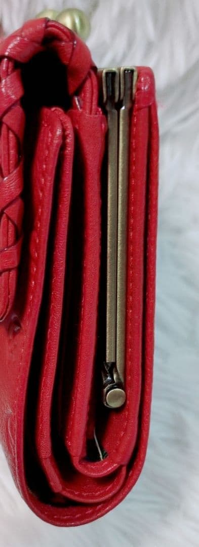 希少✨️廃盤品 アナスイ ANNASUI ダリア がま口 三つ折り財布 蝶々