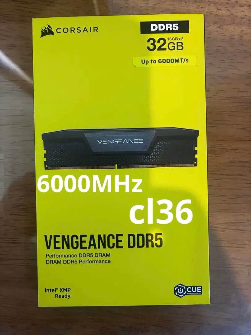 新品未開封　CORSAIR DDR5 6000MHz 32GB (16GB×2)