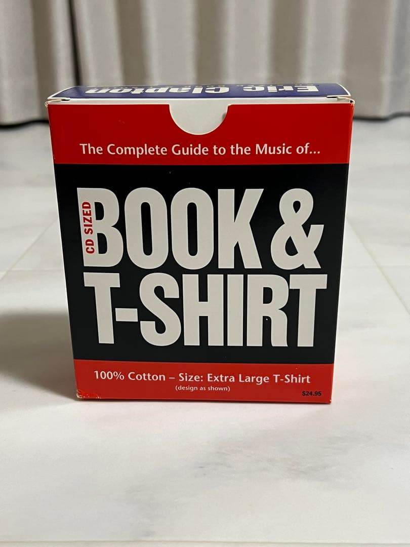 【日本未発売/超レア】1995年 エリッククラプトン BOOK&Tシャツ