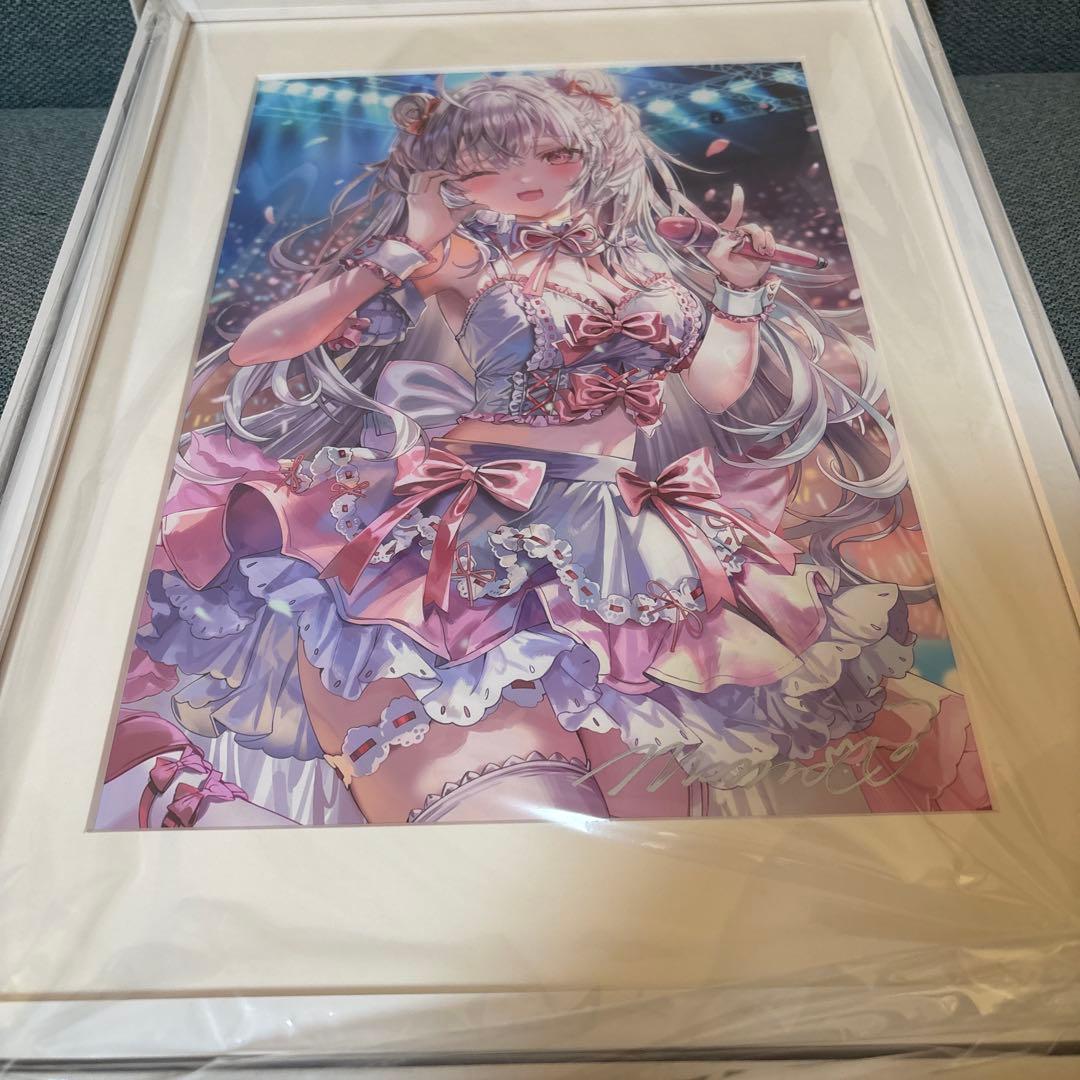 ももこ さしみねこ屋 複製原画 直筆サイン入り