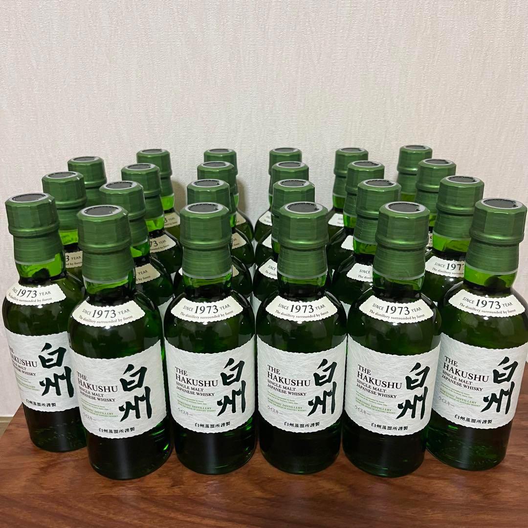 サントリー　山崎、白州シングルモルトウイスキー180ml 計47本