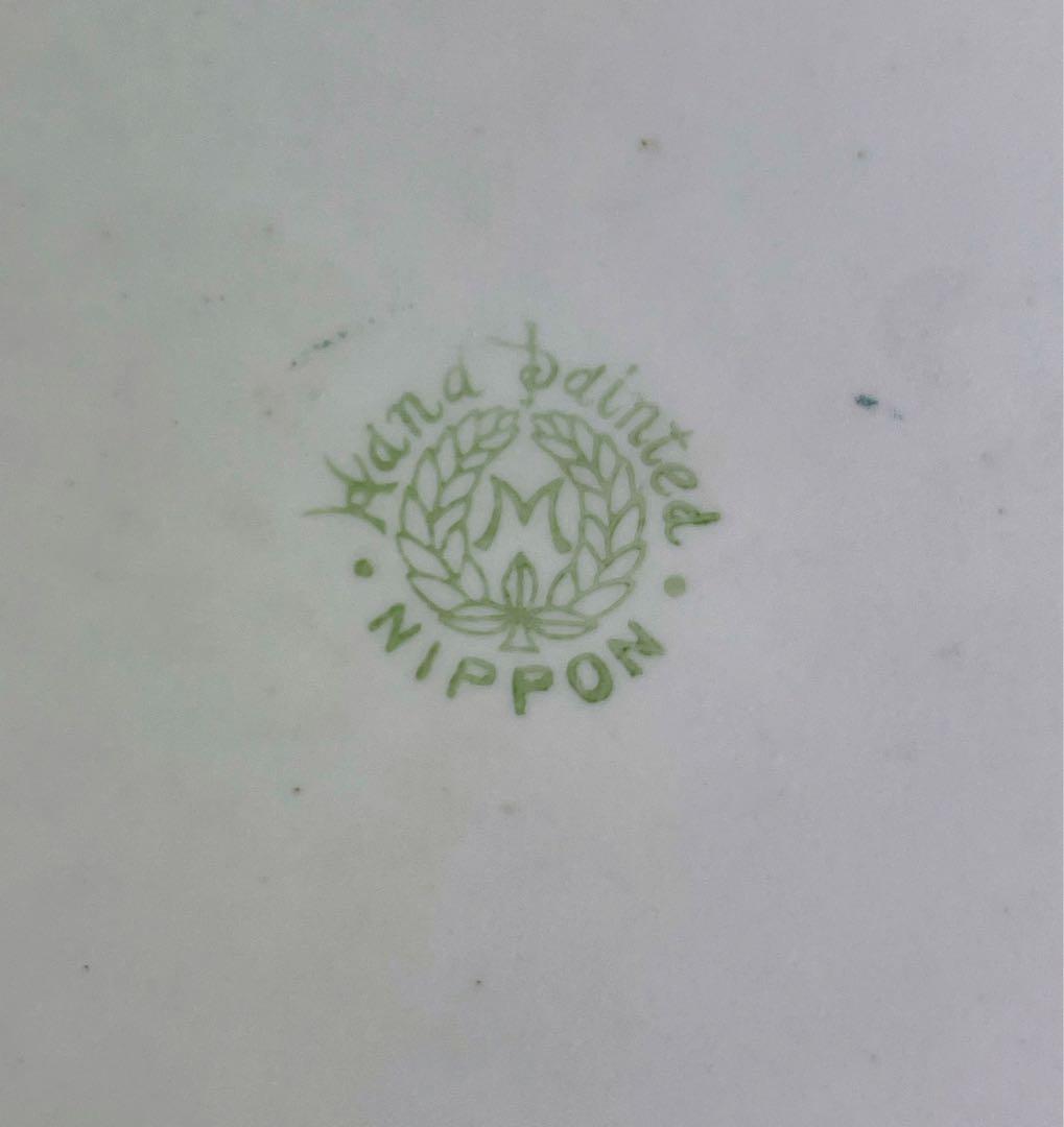 【希少】オールドノリタケ トランプ紋 タバコ入れ マッチホルダー トレイ