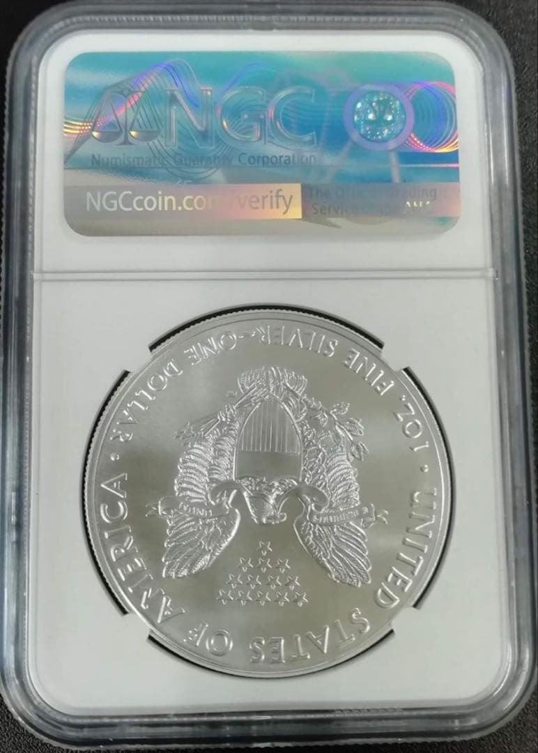 【最高鑑定】2021　トランプ 　シルバーイーグル 銀貨 NGC MS70