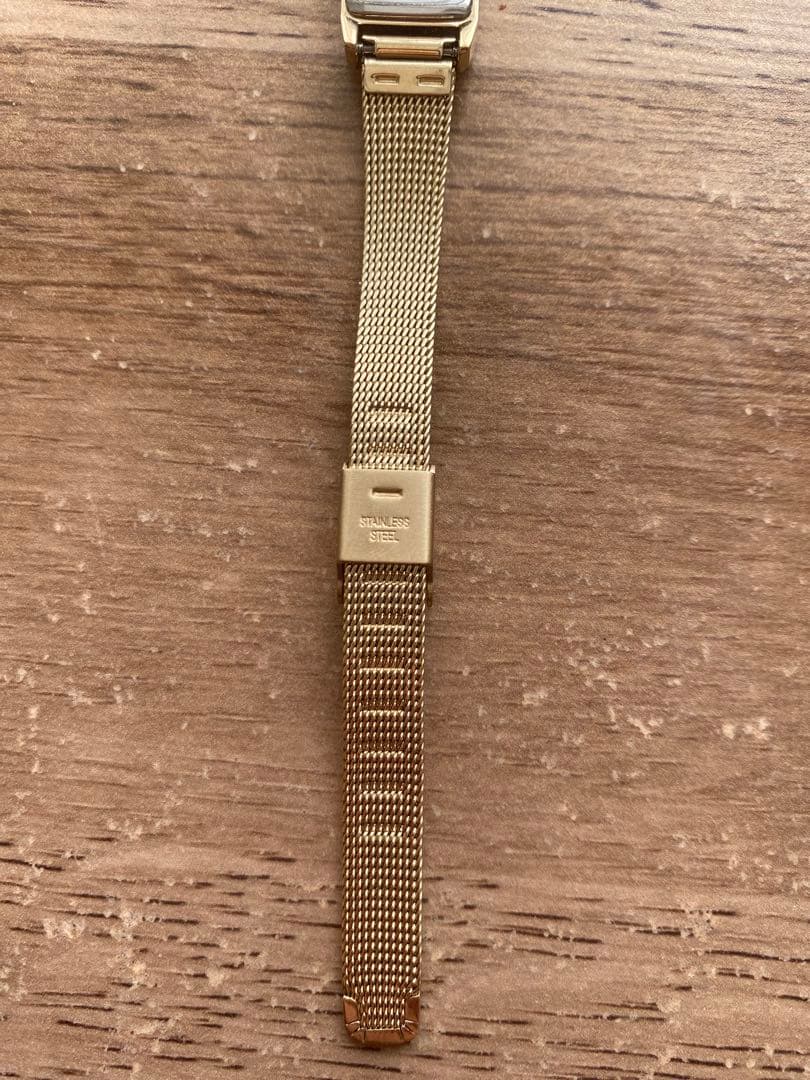 ete レクタングルフェイス メッシュベルト ウォッチ