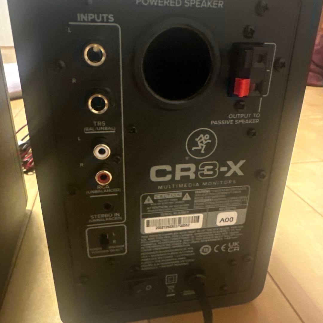 [美品]MACKIE マッキー モニタースピーカー CR-X スタジオ