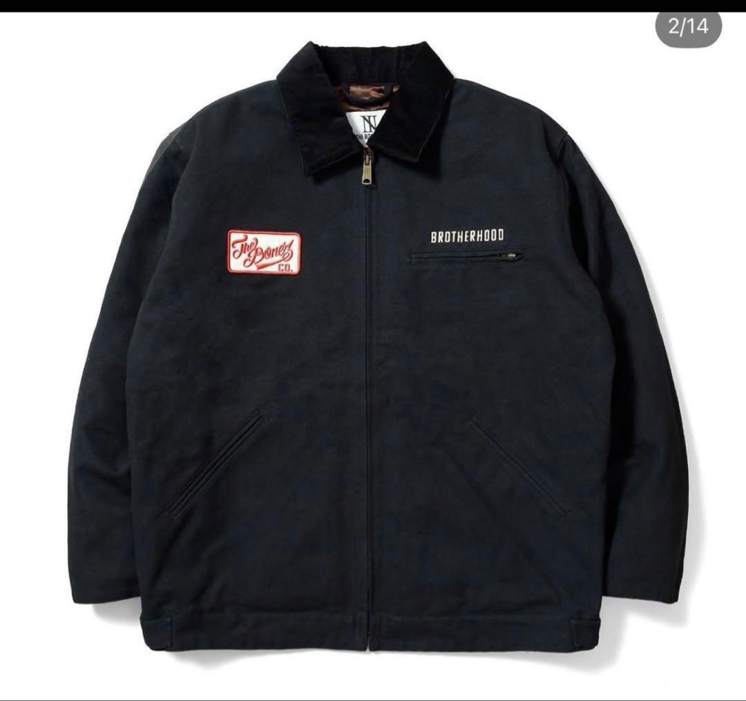 the bonez ダックジャケット 黒　受注生産 ザボーンズ　サイズL