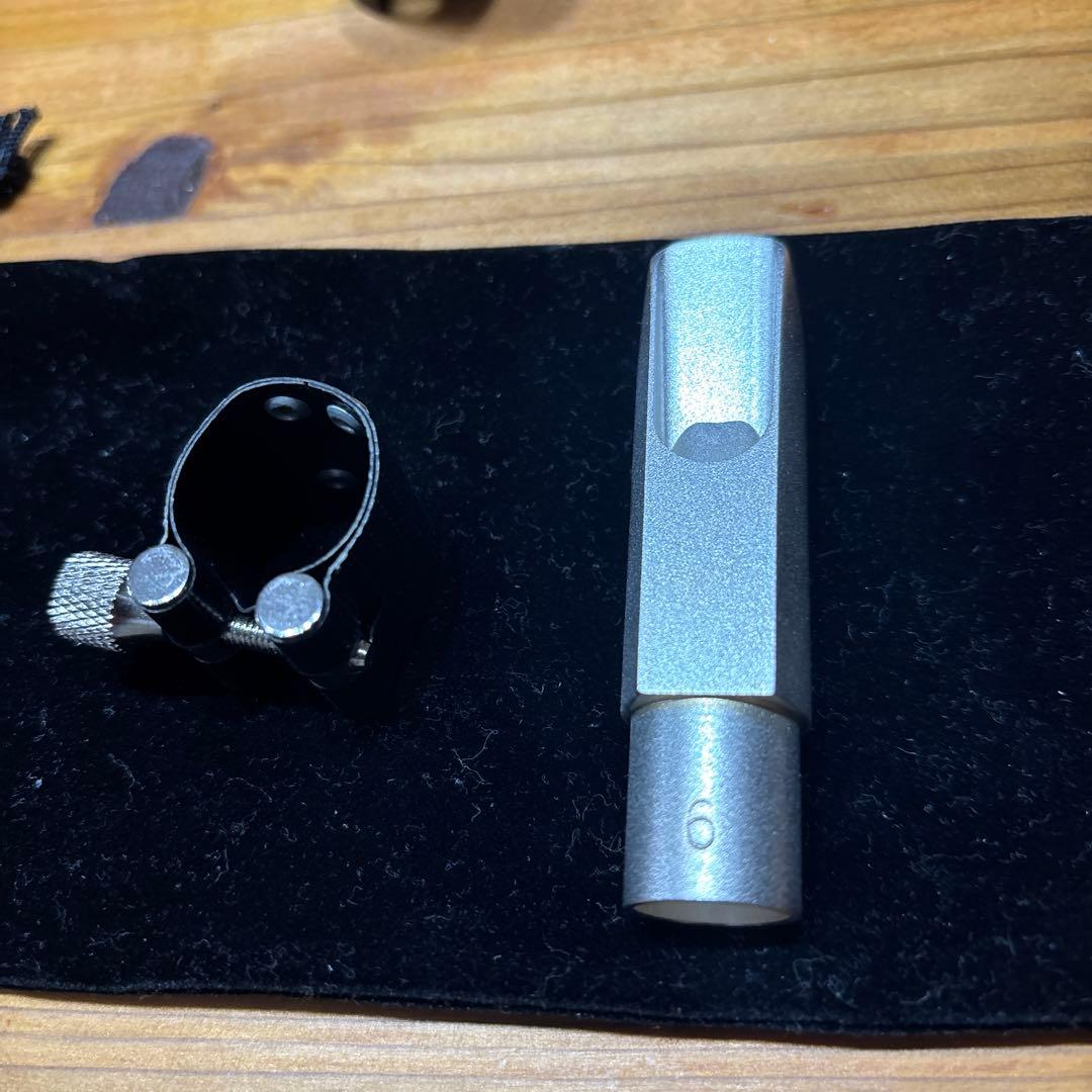 【美品】ソプラノサックス メタルマウスピース サイズ6