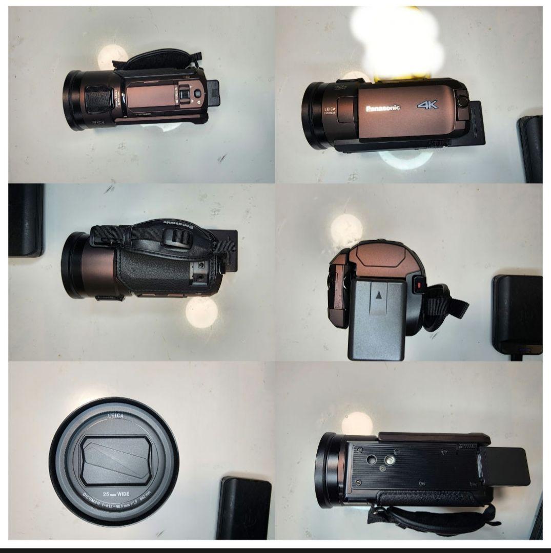 レアPanasonic4Kワイプ撮りLEICA25～600mm(美品)大バッテリ