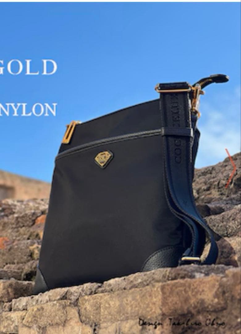 【未使用品】2025SS COCOCELUXGOLD ナイロン ショルダーバッグ