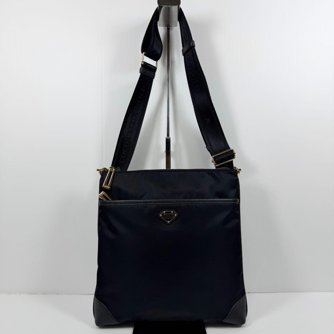 【未使用品】2025SS COCOCELUXGOLD ナイロン ショルダーバッグ