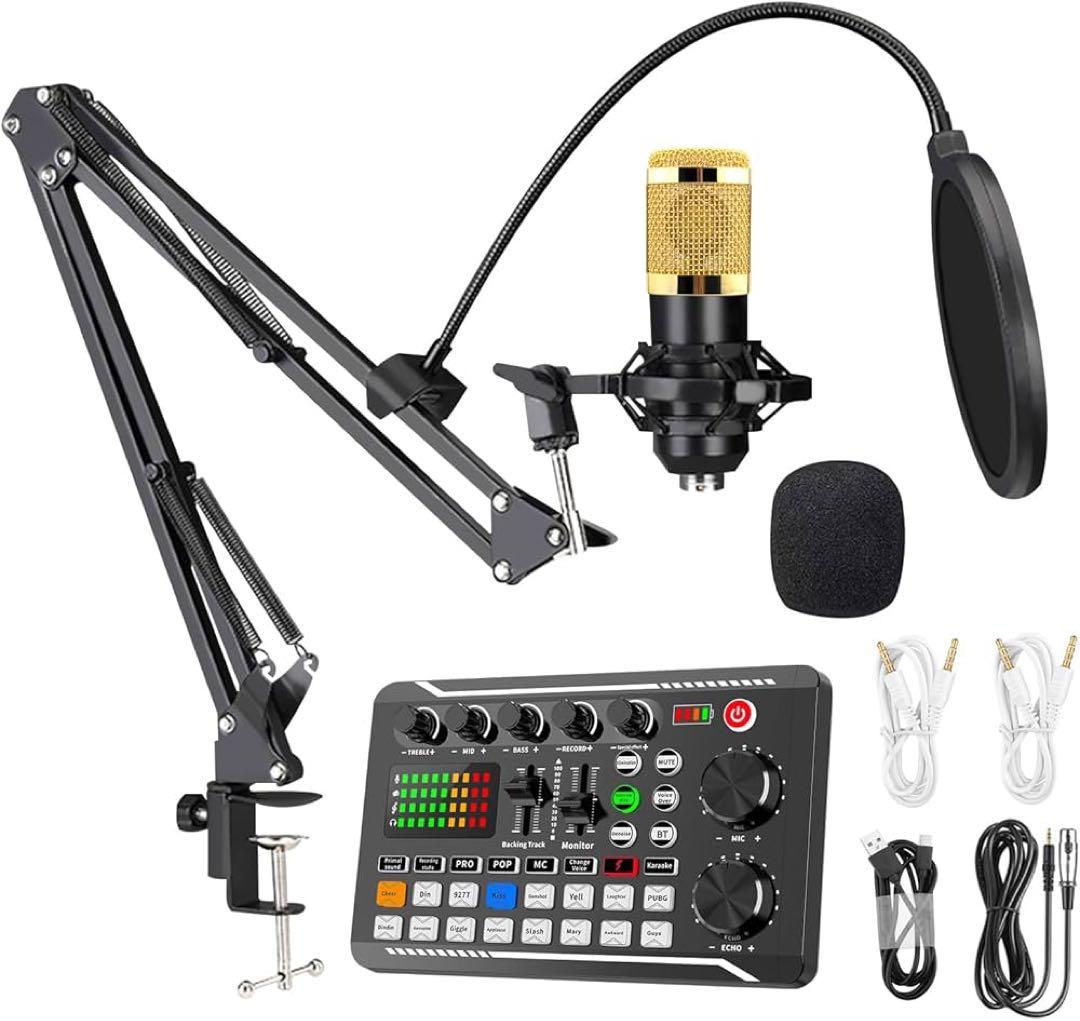 カラオケセット家庭用 DJ ミキサー セット ライブ  マイク家庭用カラオケ
