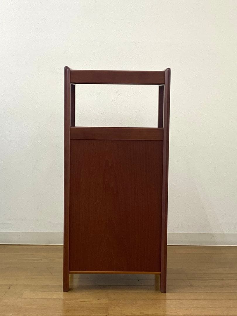 程度良 カリモク 収納 整理 棚 コンソール 電話台 飾り棚