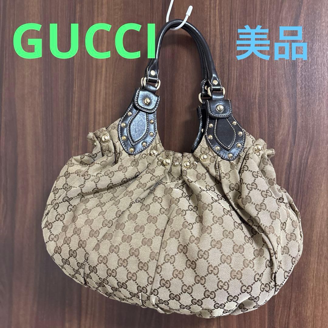 GUCCI ハンドバッグ　GG柄