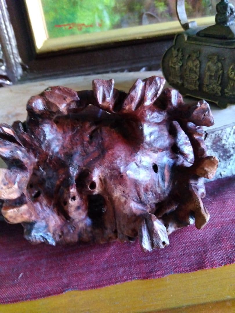 ヴィンテージ、中国、ブロンズ製ティーポット 、サーカ