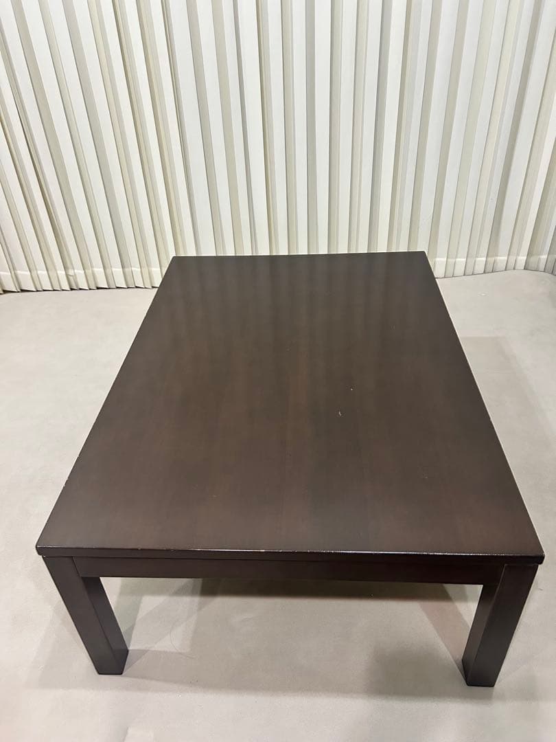 無印良品　こたつ ダークブラウン 長方形