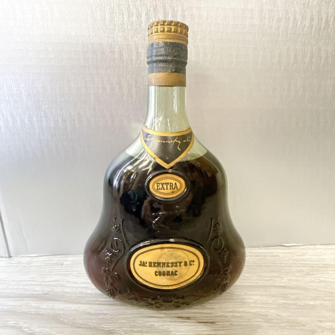 古酒 ヘネシー Hennessy＆Co.EXTRA コニャックグリーンボトル