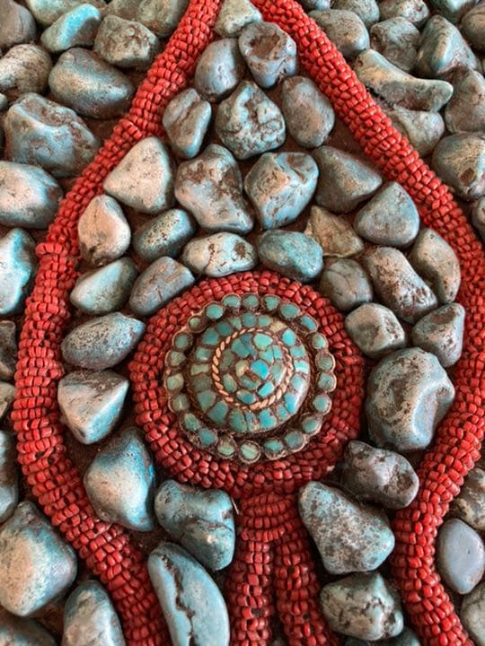 インド　ラダック　アンティーク民芸品