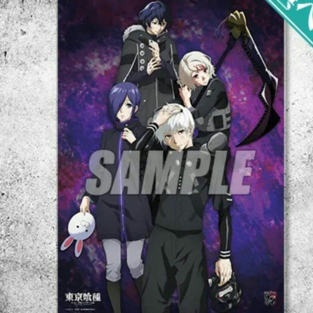 東京喰種 A3 クリアポスター 未開封 金木研 霧嶋董香 霧嶋絢都 鈴屋什造