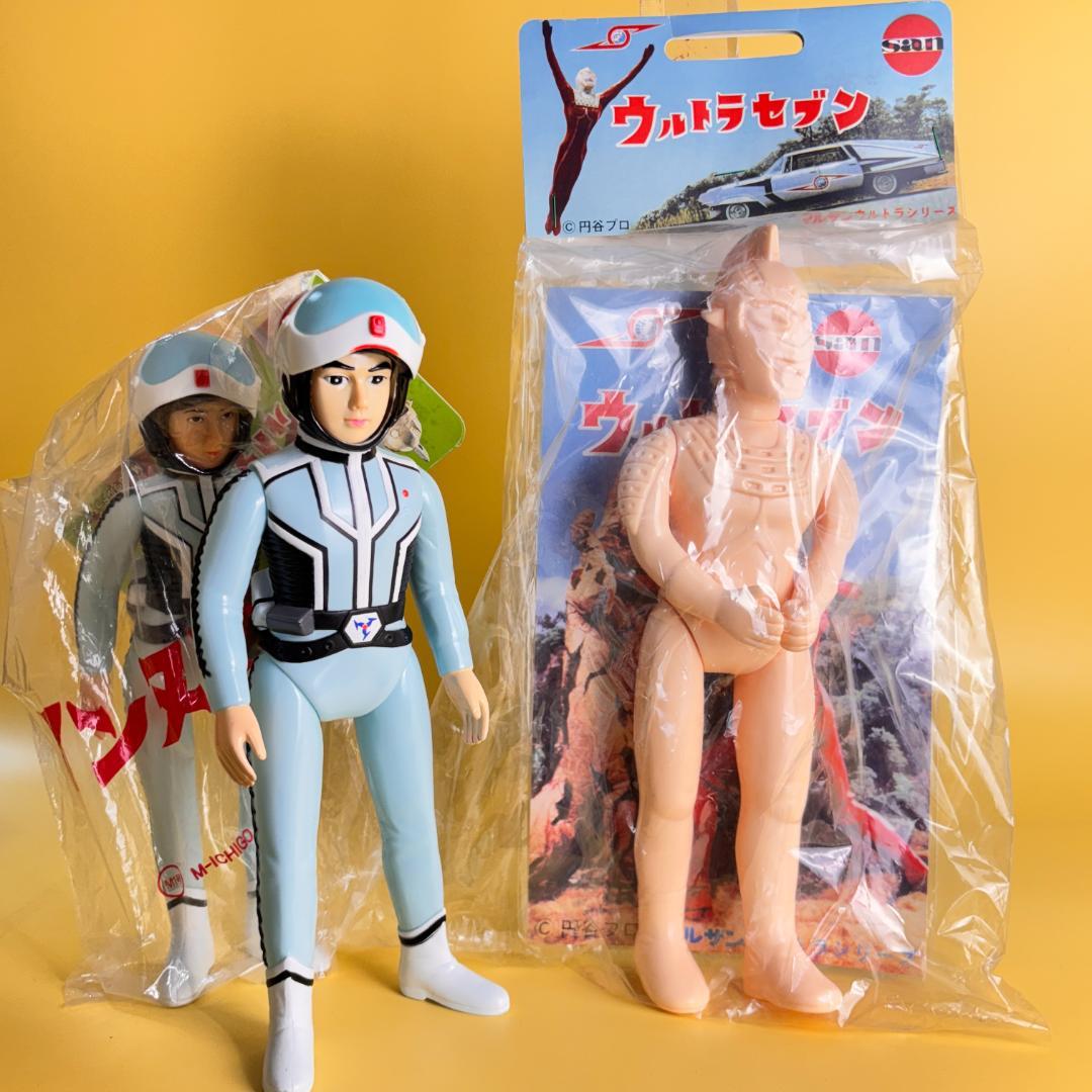 マルサン　ウルトラセブン　450　テストショット・M1号　ダン（中古）・アンヌ